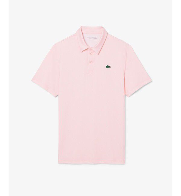 LACOSTE「総柄ゴルフプリント ウルトラドライストレッチポロシャツ」|ポロシャツ|