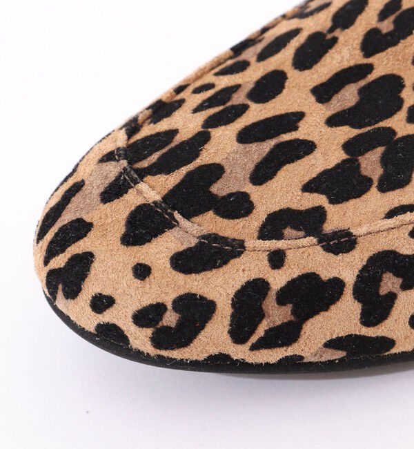 NOLLEY'S「レオパードスエードスリッパローファー」|ローファー|