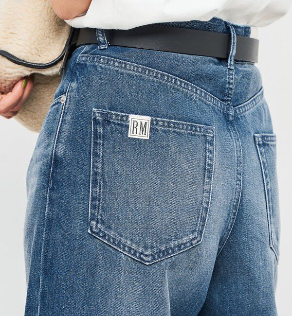 Rie Miller「【RM denim】ソフトルーズストレートデニム」|デニム|