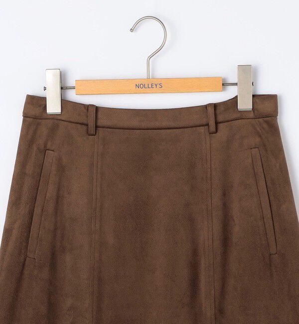 NOLLEY'S「《セットアップ対応》ウォッシャブルストレッチスエードフレアスカート」|フレア|