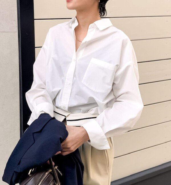 NOLLEY'S sophi「【追加】タイプライター2WAYシャツ」|シャツ・ブラウス|ホワイト