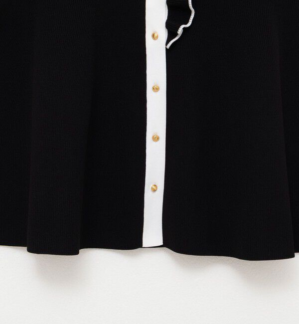 NOLLEY'S「【追加】《手洗い可能》フリル付きペプラムベスト」|ベスト・ジレ|