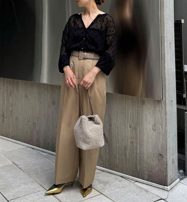 NOLLEY'S「【LORISTELLA/ロリステッラ】別注キューブワンハンドルムートンバッグ」|ショルダー・メッセンジャー|