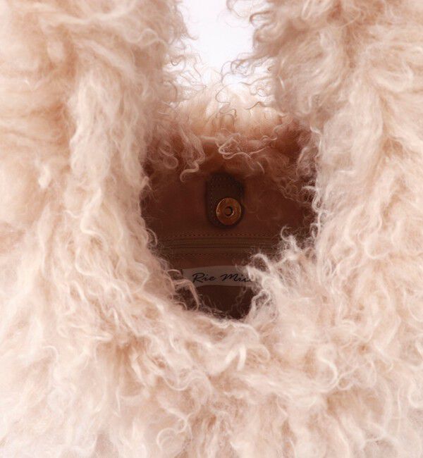 Rie Miller「【PR林☆別注】チベットラムフェイクファーバッグ」|ショルダー・メッセンジャー|