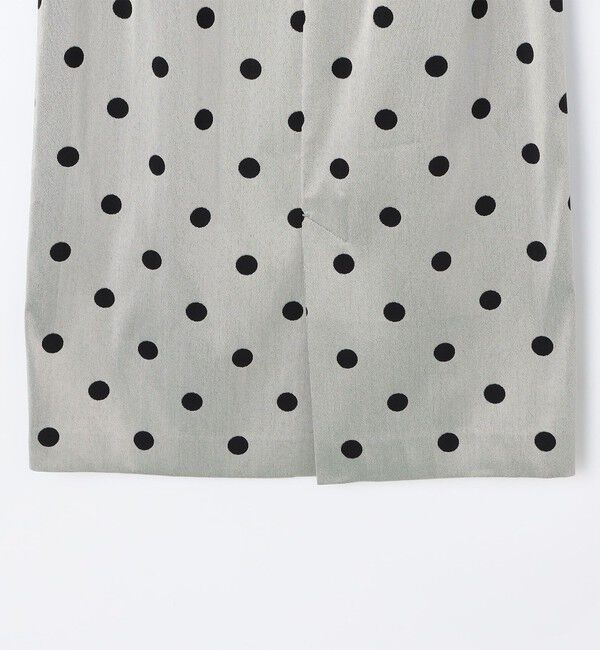 NOLLEY'S「ウォッシャブルストレッチドットジャガードタイトスカート」|タイト|