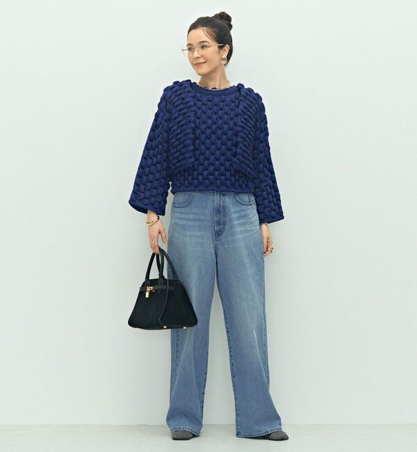 Laraaji「《手洗い可能》3D柄ボレロカーディガン」|カーディガン|