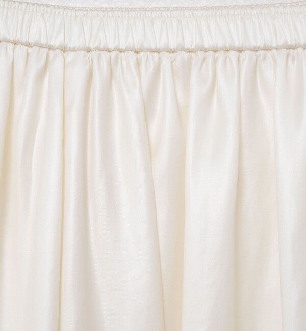 NOLLEY'S sophi「ウォッシャブルレザーサテンギャザースカート」|スカート|