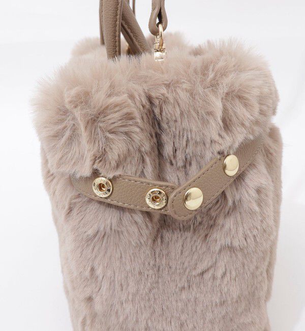 NOLLEY'S「ひねり金具付きファートートバッグ」|トートバッグ|