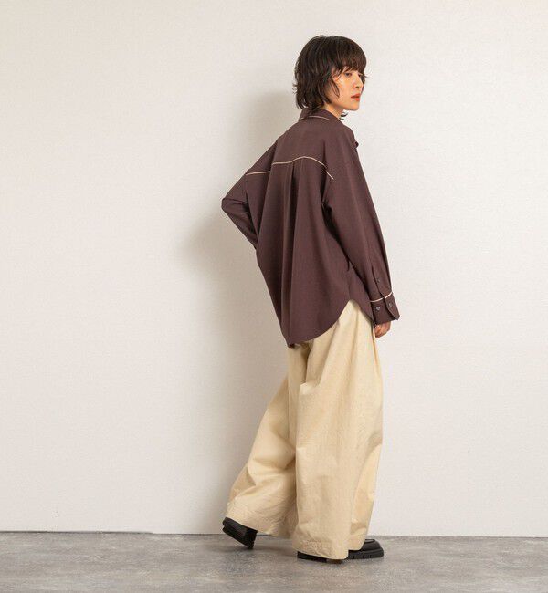 MAQWEL「【MAQWEL/マクウェル】ウォッシャブルタックワイドパンツ」|その他|