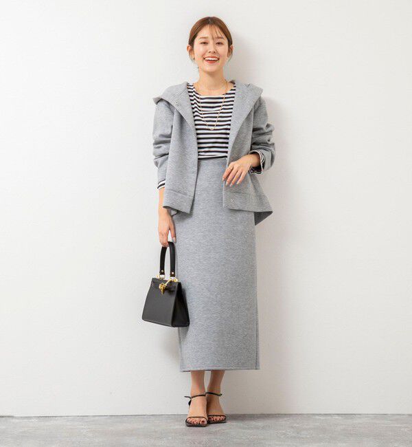 NOLLEY'S「《セットアップ対応》ウォッシャブルエアボールフードブルゾン」|ブルゾン・スタジャン|