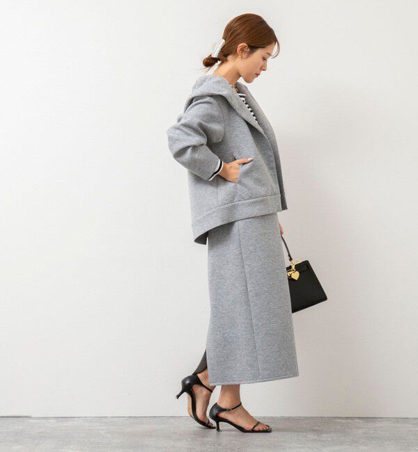 NOLLEY'S「《セットアップ対応》ウォッシャブルエアボールフードブルゾン」|ブルゾン・スタジャン|