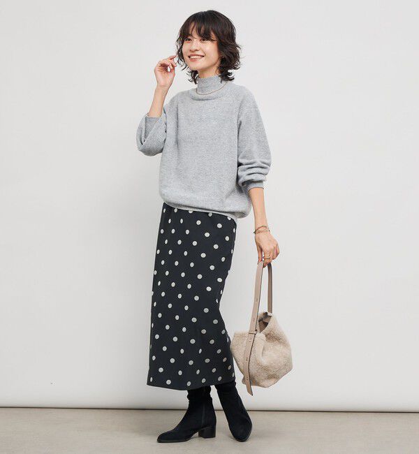 NOLLEY'S「12Gオルティアハイネックプルオーバーニット」|ニット・セーター|