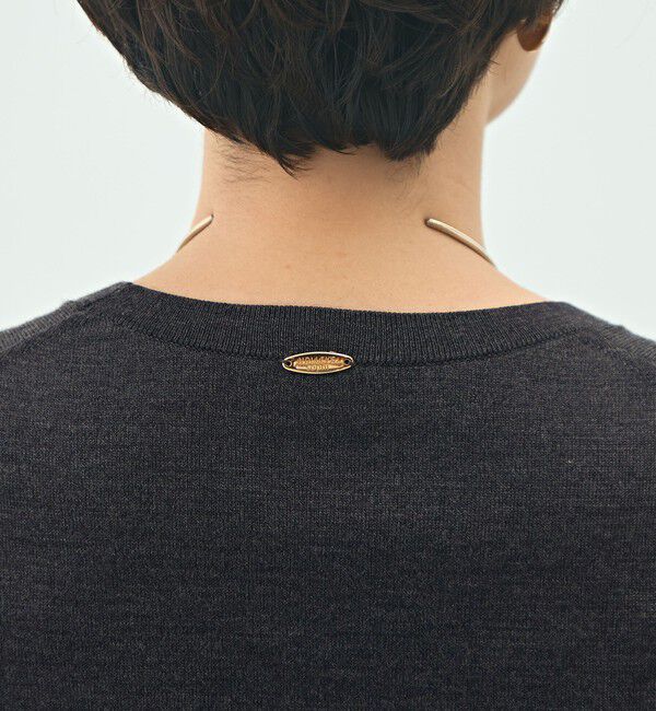 NOLLEY'S sophi「《アンサンブル対応》《手洗い可能》ウール100％5分袖プルオーバーニット」|ニット・セーター|