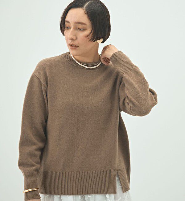 NOLLEY'S「5Gノアリスクルーネックプルオーバーニット」|ニット・セーター|