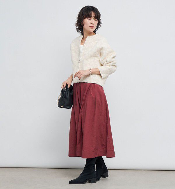 NOLLEY'S「レースコンビニットブルゾン」|カーディガン|