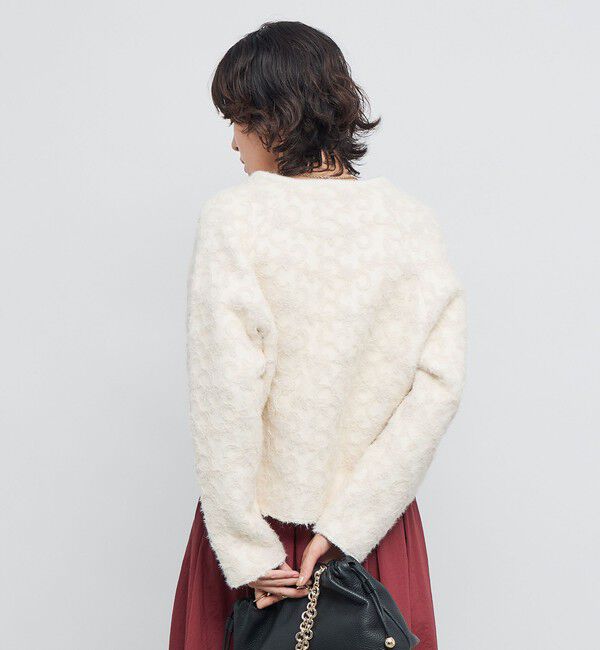 NOLLEY'S「レースコンビニットブルゾン」|カーディガン|