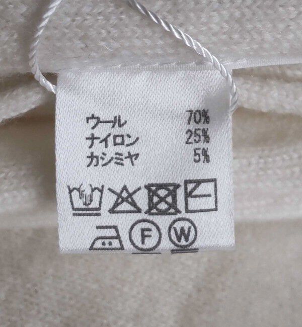 NOLLEY'S「《手洗い可能》カシミヤ混三角ストール」|ニット・セーター|