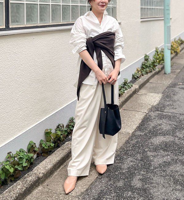 NOLLEY'S「《手洗い可能》カシミヤ混三角ストール」|ニット・セーター|