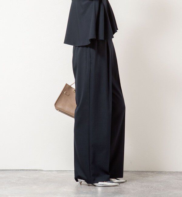 NOLLEY'S「【一部WEB限定色アイテム】ウォッシャブルウエストゴムセミワイドパンツ」|その他|