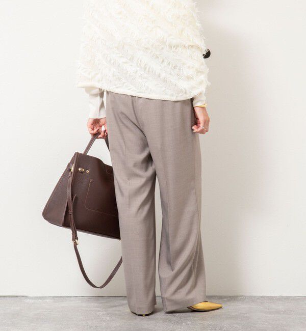 NOLLEY'S「【一部WEB限定色アイテム】ウォッシャブルウエストゴムセミワイドパンツ」|その他|