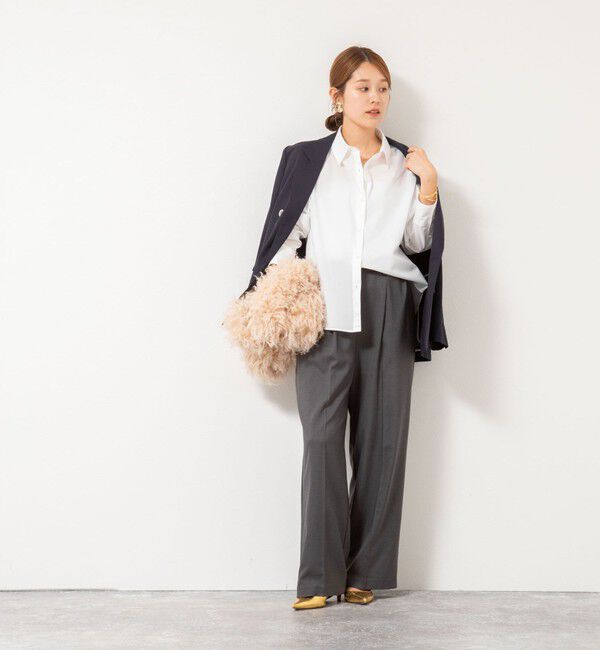 NOLLEY'S「【一部WEB限定色アイテム】ウォッシャブルウエストゴムセミワイドパンツ」|その他|