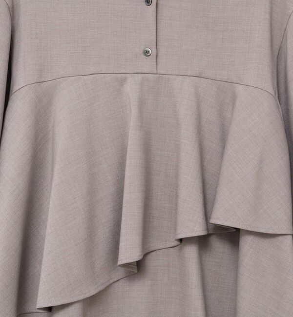 NOLLEY'S「【一部WEB限定色アイテム】ウォッシャブルフリルプルオーバーブラウス」|シャツ・ブラウス|