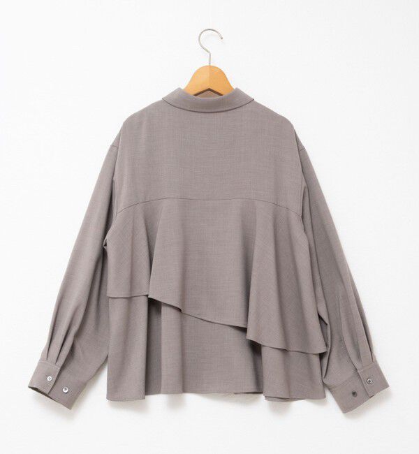 NOLLEY'S「【一部WEB限定色アイテム】ウォッシャブルフリルプルオーバーブラウス」|シャツ・ブラウス|