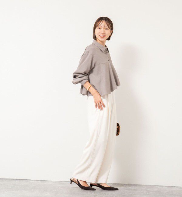 NOLLEY'S「【一部WEB限定色アイテム】ウォッシャブルフリルプルオーバーブラウス」|シャツ・ブラウス|