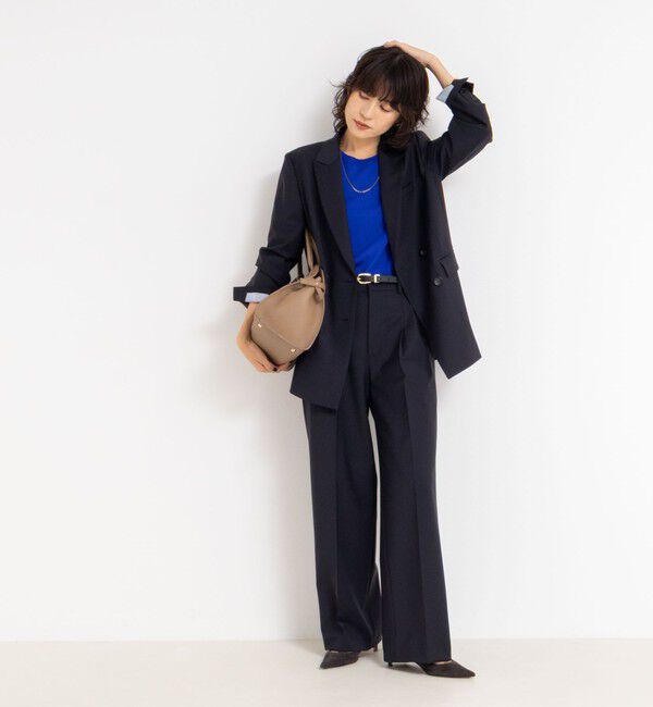 NOLLEY'S sophi「《セットアップ対応》ウォッシャブルサイロトロピカルワイドパンツ」|その他|