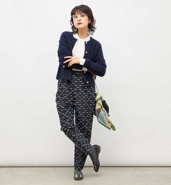 NOLLEY'S「ウォッシャブルストレッチジョーゼットボウタイ風ブラウス」|シャツ・ブラウス|