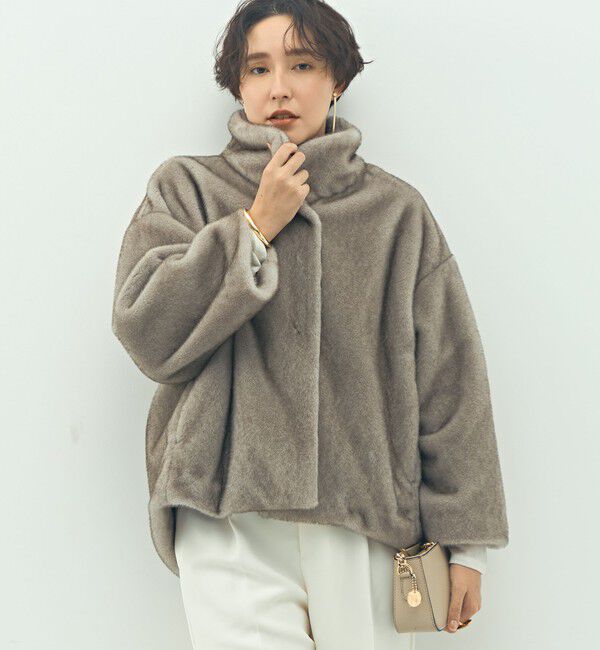 NOLLEY'S sophi「ECOPELフェイクファーショートコート」|その他|