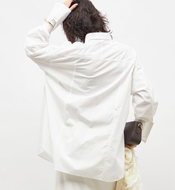 NOLLEY'S sophi「ウォッシャブルマルチWAYビッグシャツ」|シャツ・ブラウス|