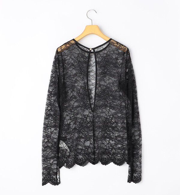 NOLLEY'S sophi「ウォッシャブルラッセルレースＴブラウス」|シャツ・ブラウス|