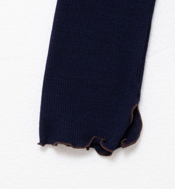 NOLLEY'S「MY STANDARD ウォッシャブルリブクルーネックロンT」|Tシャツ・カットソー|