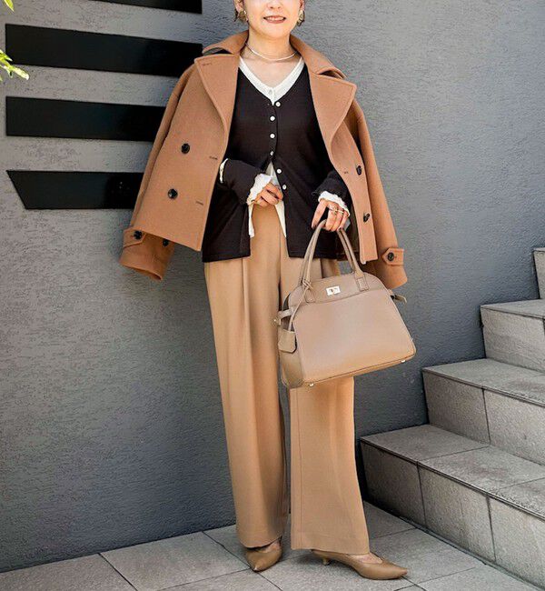 NOLLEY'S「MY STANDARD ウォッシャブルリブカーディガン」|カーディガン|