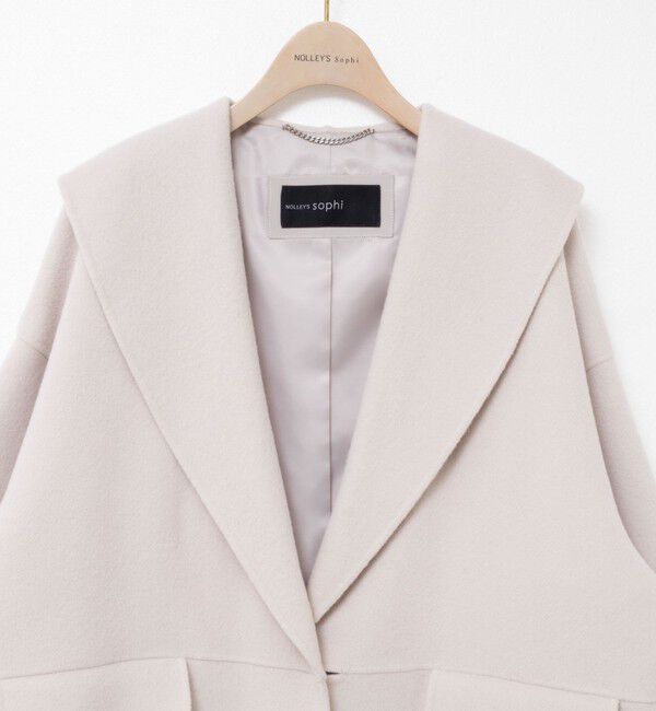 NOLLEY'S sophi「SUPER140リバーショールコート」|その他|
