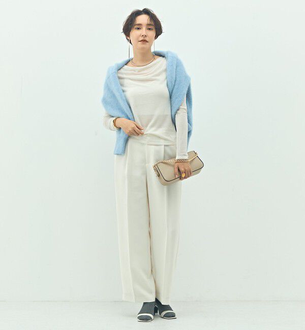 NOLLEY'S sophi「【一部WEB限定サイズ】ウォッシャブルブライトダブルクロスセミワイドパンツ」|その他|