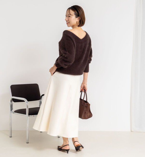 NOLLEY'S sophi「《セットアップ対応》ウォッシャブルダンボールフレアスカート」|フレア|