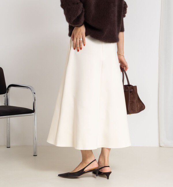 NOLLEY'S sophi「《セットアップ対応》ウォッシャブルダンボールフレアスカート」|フレア|