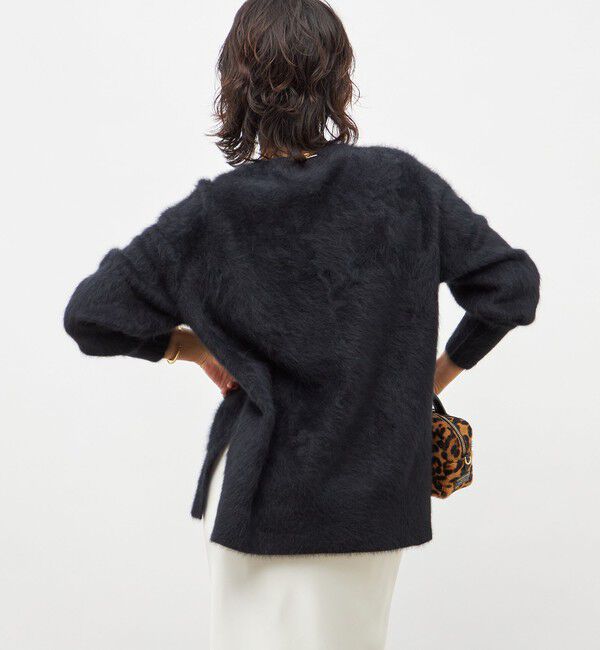 NOLLEY'S sophi「カシミヤ混ヘアリークルーネックプルオーバー」|ニット・セーター|