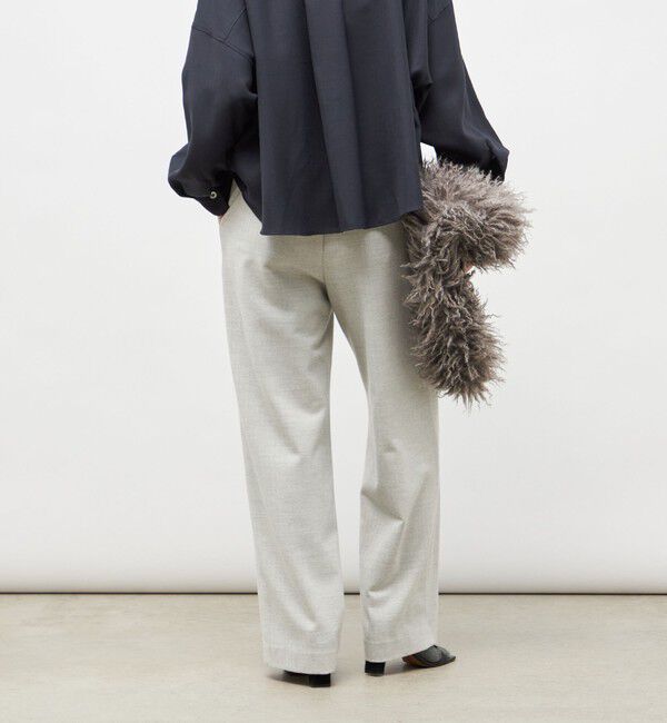 NOLLEY'S sophi「ウォッシャブル両面起毛ヘリンボーン/ストライプセミワイドパンツ」|その他|