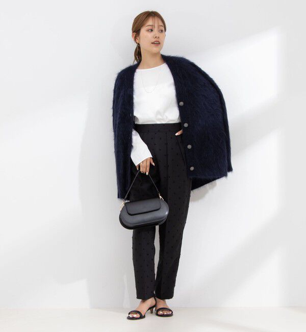 NOLLEY'S「◇【WEB限定】ウォッシャブルリラックスサテン長袖Ｔブラウス」|シャツ・ブラウス|