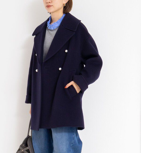 NOLLEY'S「【一部WEB限定アイテム】SP140リバーコート起毛メルトン仕上げ」|その他|