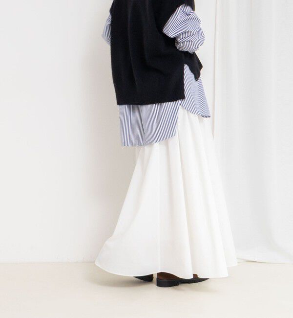 NOLLEY'S「ウォッシャブルブロードサイドマルチWAYギャザースカート」|スカート|