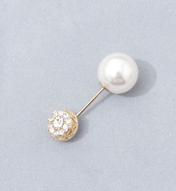 grace grace「【grace grace/グラスグラス】ビジュープッシュピン」|ブローチ・コサージュ|クリア