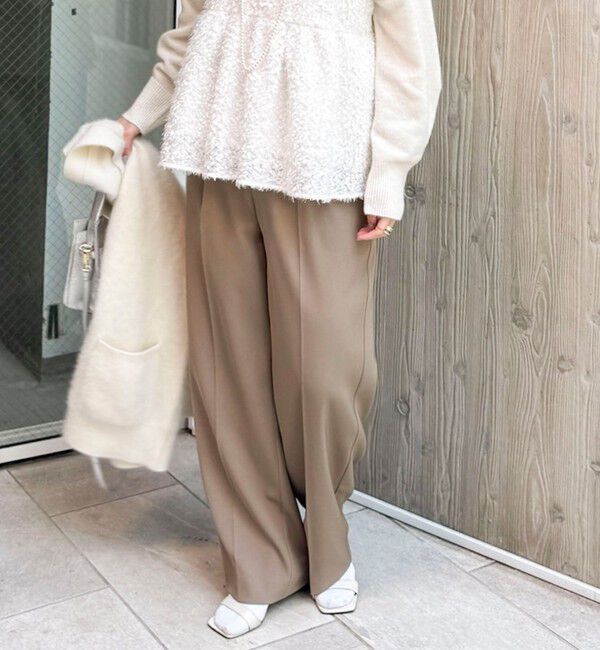 NOLLEY'S sophi「ウォッシャブル強撚ツイルワイドパンツ」|その他|