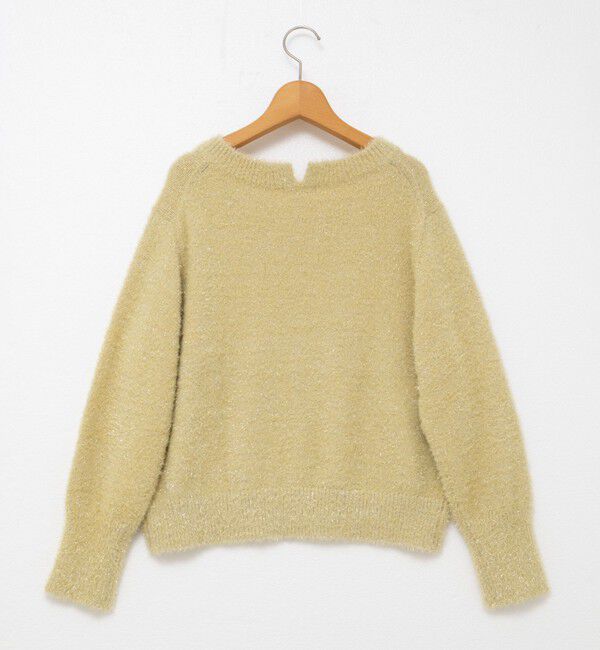 NOLLEY'S「《手洗い可能》ラメシャギープルオーバー」|ニット・セーター|