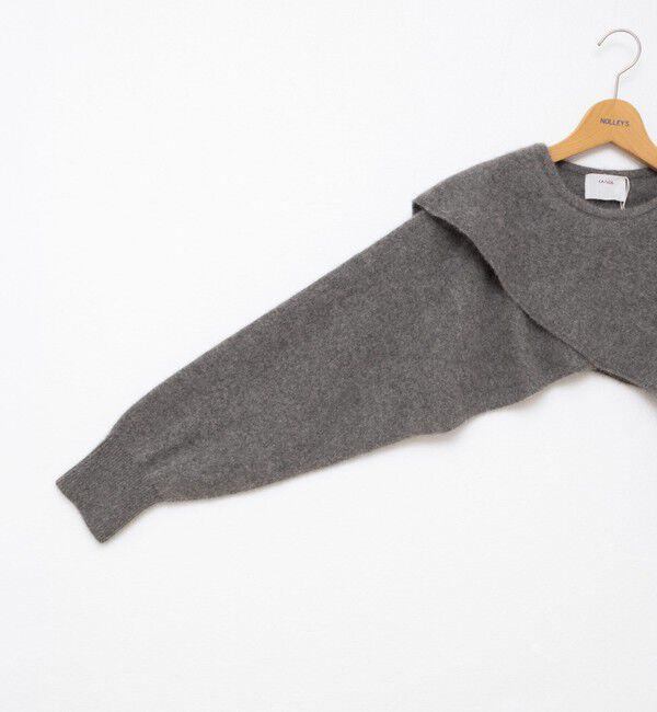 NOLLEY'S「【enrica/エンリカ】ソフトタッチスリーブケープ」|ニット・セーター|