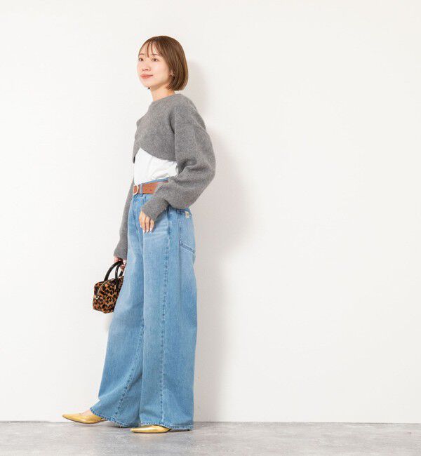 NOLLEY'S「【enrica/エンリカ】ソフトタッチスリーブケープ」|ニット・セーター|