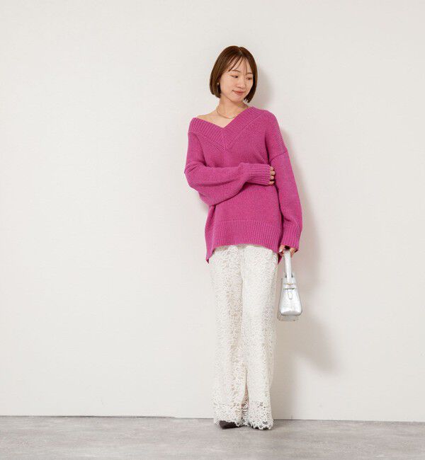 NOLLEY'S sophi「モールレースセミフレアパンツ」|その他|